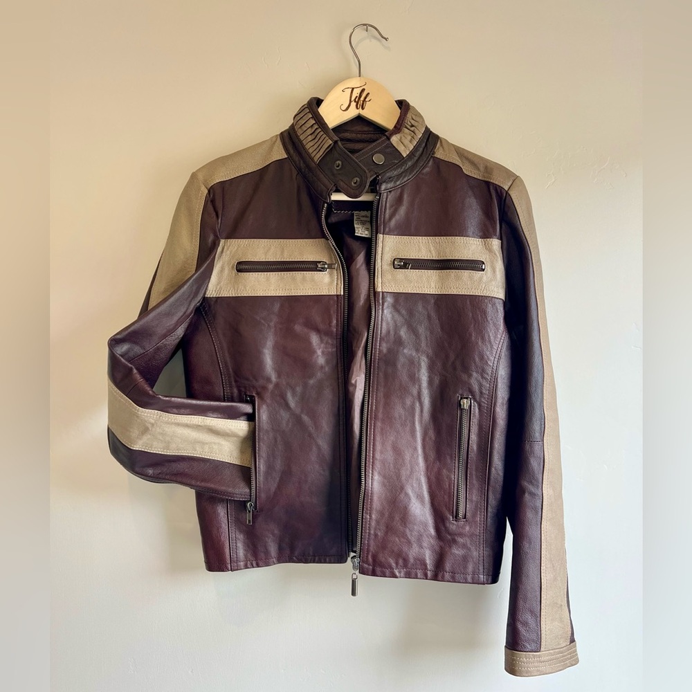 Joe’s Jeans / Vintage Leather Moto Jkt / Medium - Picture 2 of 11